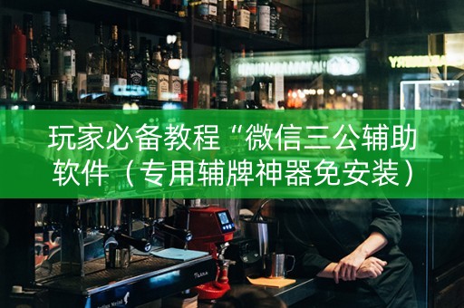 玩家必备教程“微信三公辅助软件（专用辅牌神器免安装）