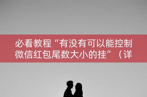 必看教程“有没有可以能控制微信红包尾数大小的挂”（详细透视教程）-哔哩哔哩
