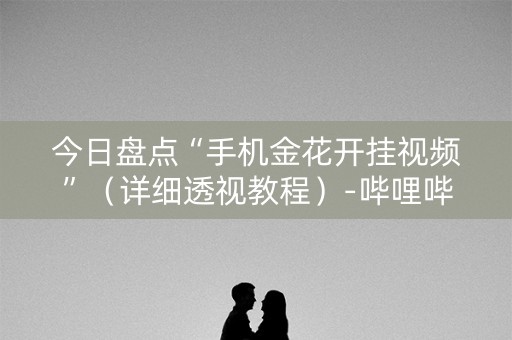 今日盘点“手机金花开挂视频”（详细透视教程）-哔哩哔哩