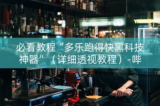 必看教程“多乐跑得快黑科技神器”（详细透视教程）-哔哩哔哩