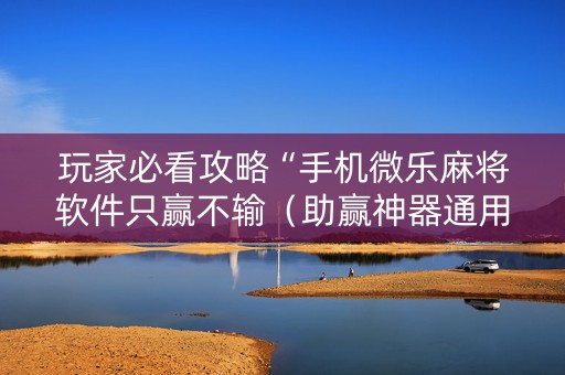 玩家必看攻略“手机微乐麻将软件只赢不输（助赢神器通用版）