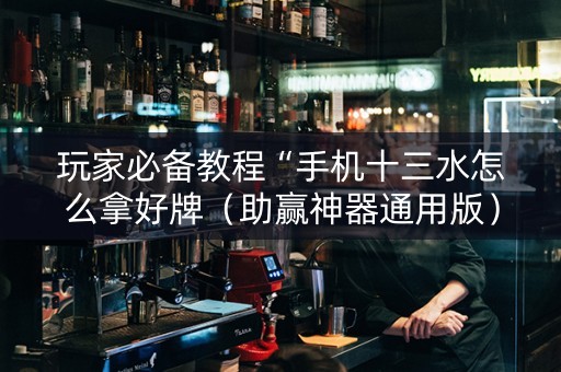 玩家必备教程“手机十三水怎么拿好牌（助赢神器通用版）