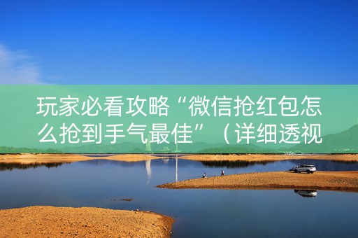 玩家必看攻略“微信抢红包怎么抢到手气最佳”（详细透视教程）-哔哩哔哩
