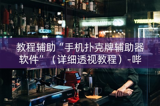 教程辅助“手机扑克牌辅助器软件”（详细透视教程）-哔哩哔哩