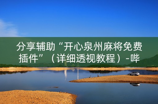 分享辅助“开心泉州麻将免费插件”（详细透视教程）-哔哩哔哩