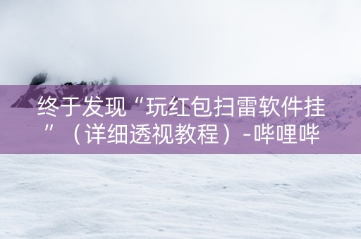 终于发现“玩红包扫雷软件挂”（详细透视教程）-哔哩哔哩