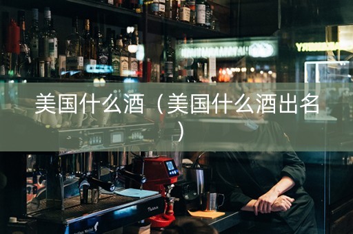 美国什么酒（美国什么酒出名）