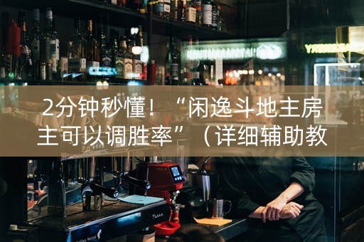 2分钟秒懂！“闲逸斗地主房主可以调胜率”（详细辅助教程）-哔哩哔哩