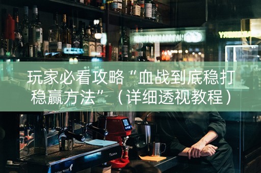 玩家必看攻略“血战到底稳打稳赢方法”（详细透视教程）-哔哩哔哩