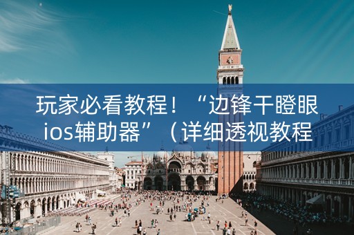 玩家必看教程！“边锋干瞪眼ios辅助器”（详细透视教程）-哔哩哔哩
