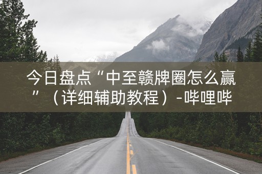 今日盘点“中至赣牌圈怎么赢”（详细辅助教程）-哔哩哔哩