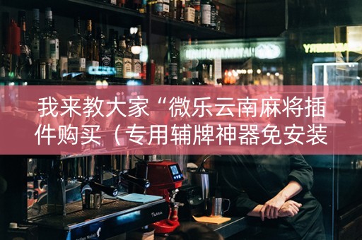 我来教大家“微乐云南麻将插件购买（专用辅牌神器免安装）
