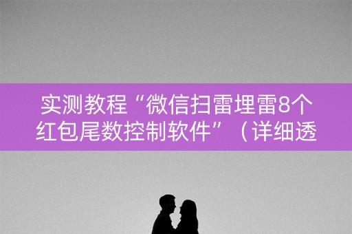 实测教程“微信扫雷埋雷8个红包尾数控制软件”（详细透视教程）-哔哩哔哩