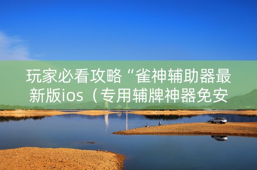 玩家必看攻略“雀神辅助器最新版ios（专用辅牌神器免安装）