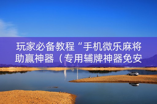 玩家必备教程“手机微乐麻将助赢神器（专用辅牌神器免安装）