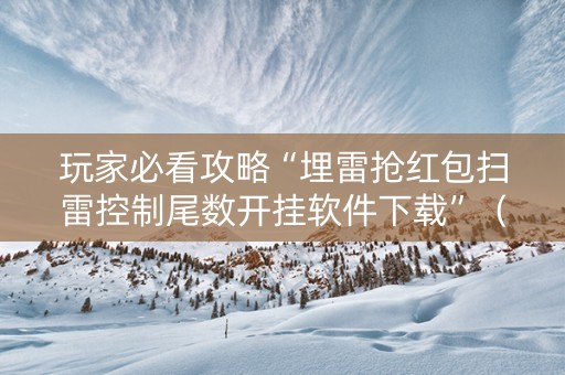 玩家必看攻略“埋雷抢红包扫雷控制尾数开挂软件下载”（详细透视教程）-哔哩哔哩