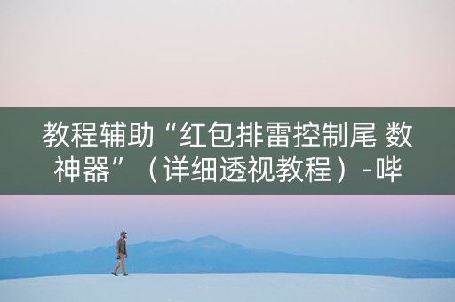 教程辅助“红包排雷控制尾 数神器”（详细透视教程）-哔哩哔哩