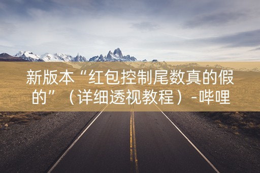 新版本“红包控制尾数真的假的”（详细透视教程）-哔哩哔哩