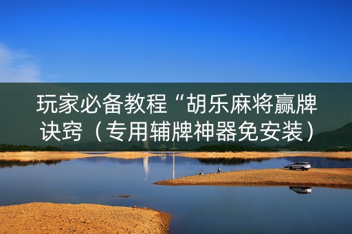 玩家必备教程“胡乐麻将赢牌诀窍（专用辅牌神器免安装）