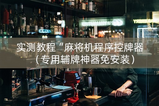 实测教程“麻将机程序控牌器（专用辅牌神器免安装）