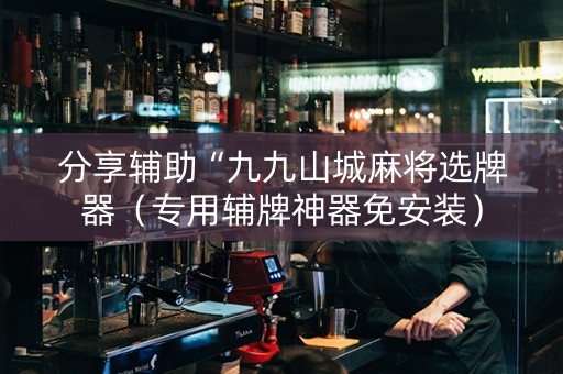 分享辅助“九九山城麻将选牌器（专用辅牌神器免安装）