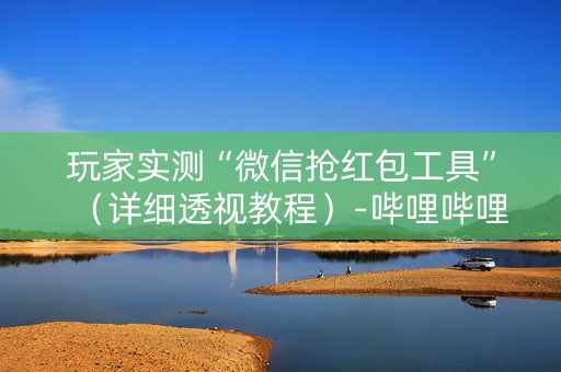 玩家实测“微信抢红包工具”（详细透视教程）-哔哩哔哩