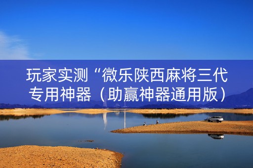 玩家实测“微乐陕西麻将三代专用神器（助赢神器通用版）