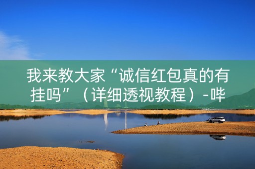 我来教大家“诚信红包真的有挂吗”（详细透视教程）-哔哩哔哩