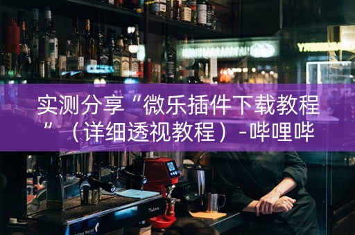 实测分享“微乐插件下载教程”（详细透视教程）-哔哩哔哩