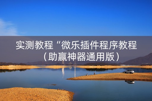 实测教程“微乐插件程序教程（助赢神器通用版）