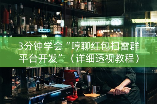 3分钟学会“哼聊红包扫雷群平台开发”（详细透视教程）-哔哩哔哩