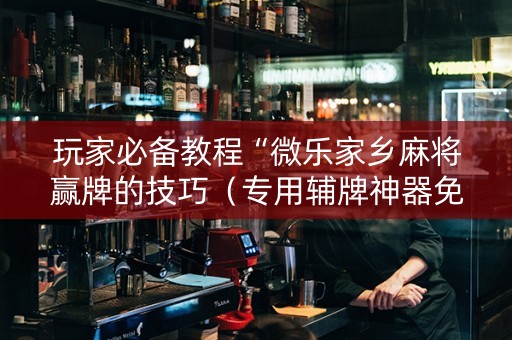 玩家必备教程“微乐家乡麻将赢牌的技巧（专用辅牌神器免安装）