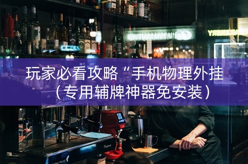 玩家必看攻略“手机物理外挂（专用辅牌神器免安装）