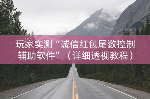 玩家实测“诚信红包尾数控制辅助软件”（详细透视教程）-哔哩哔哩