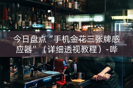 今日盘点“手机金花三张牌感应器”（详细透视教程）-哔哩哔哩
