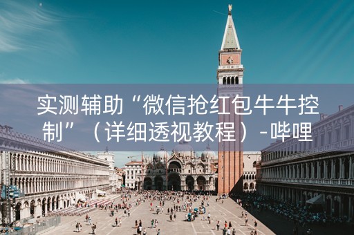 实测辅助“微信抢红包牛牛控制”（详细透视教程）-哔哩哔哩