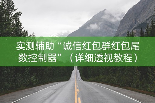 实测辅助“诚信红包群红包尾数控制器”（详细透视教程）-哔哩哔哩