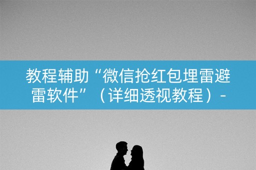教程辅助“微信抢红包埋雷避雷软件”（详细透视教程）-哔哩哔哩