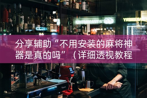 分享辅助“不用安装的麻将神器是真的吗”（详细透视教程）-哔哩哔哩