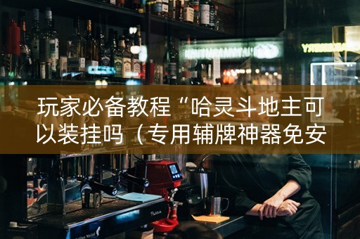 玩家必备教程“哈灵斗地主可以装挂吗（专用辅牌神器免安装）