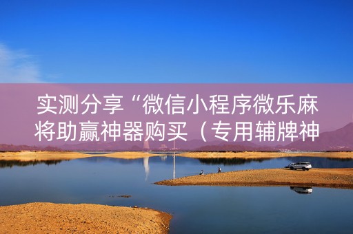 实测分享“微信小程序微乐麻将助赢神器购买（专用辅牌神器免安装）