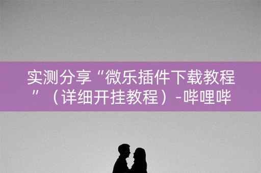 实测分享“微乐插件下载教程”（详细开挂教程）-哔哩哔哩