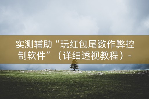 实测辅助“玩红包尾数作弊控制软件”（详细透视教程）-哔哩哔哩
