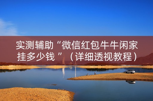实测辅助“微信红包牛牛闲家挂多少钱 ”（详细透视教程）-哔哩哔哩