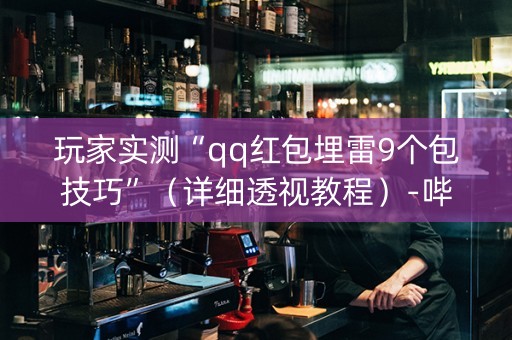 玩家实测“qq红包埋雷9个包技巧”（详细透视教程）-哔哩哔哩