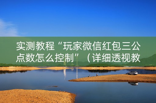 实测教程“玩家微信红包三公点数怎么控制”（详细透视教程）-哔哩哔哩