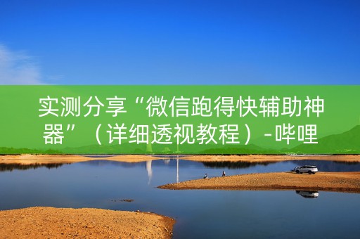 实测分享“微信跑得快辅助神器”（详细透视教程）-哔哩哔哩