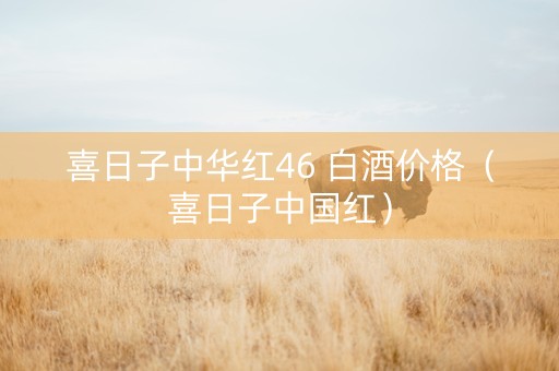 喜日子中华红46 白酒价格（喜日子中国红）