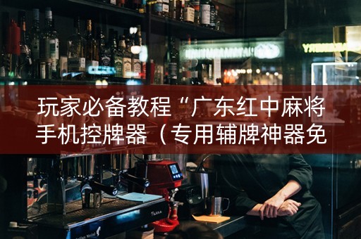 玩家必备教程“广东红中麻将手机控牌器（专用辅牌神器免安装）
