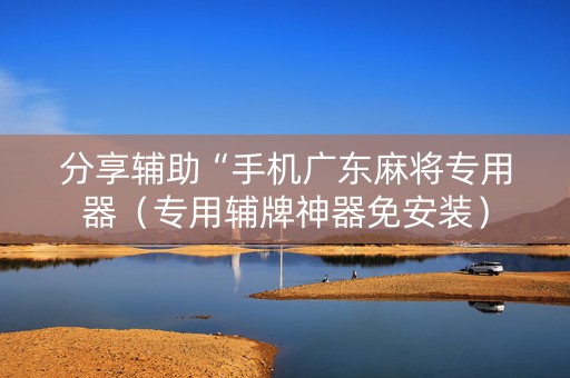 分享辅助“手机广东麻将专用器（专用辅牌神器免安装）
